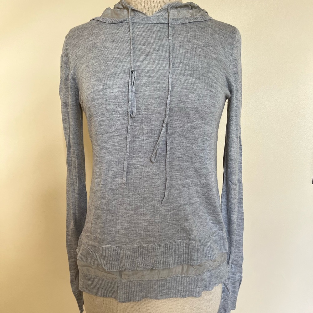 Grey Hoodie Sweatshirt